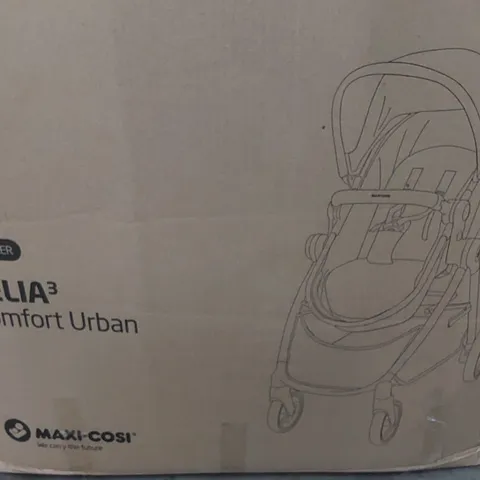 BOXED MAXI-COSI ZELIA 3 STROLLER- BLACK