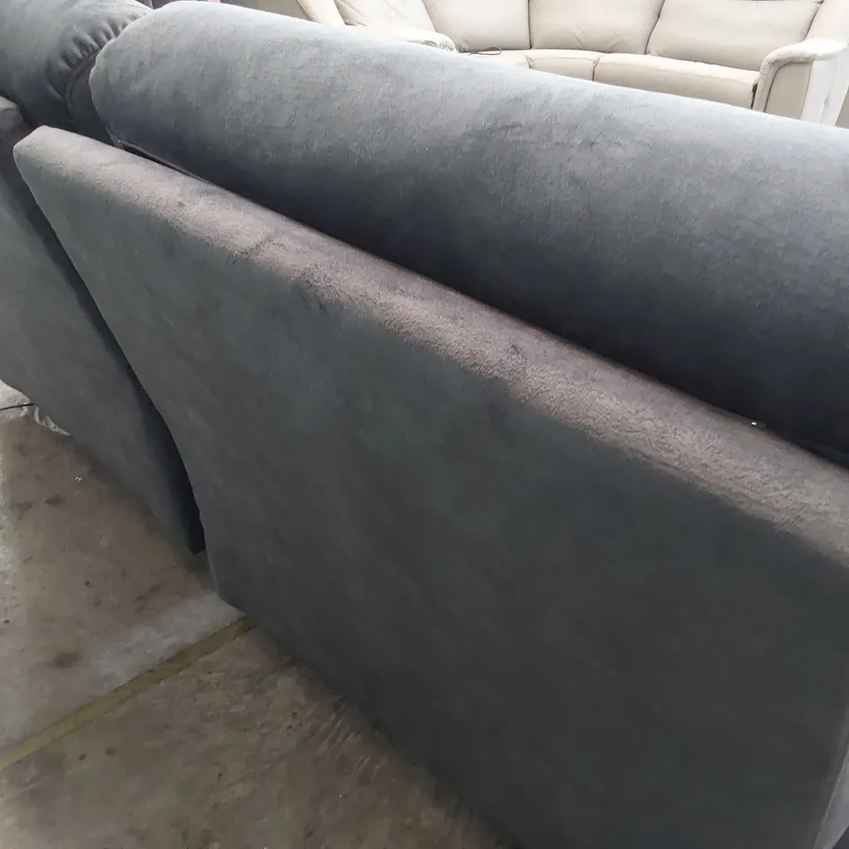 QUALITY BRITISH DESIGNER G PLAN STRATFORD POWER RECLINING THREE SEATER SOFA PRAMA MIDNIGHT FABRIC
