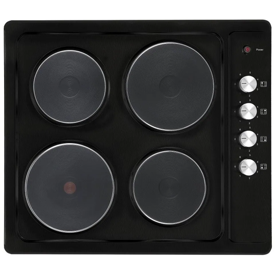 BOXED ELECTRIQ 60CM SEALED PLATE HOB - BLACK