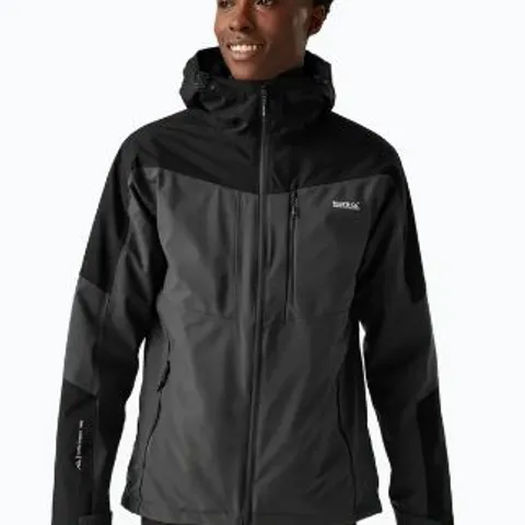 BRAND NEW REGATTA WENTWOOD IX ASH/BLACK MEN'S 3-IN-1 JACKET SIZE 4XL