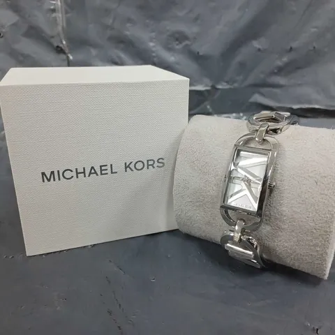 MICHAEL KORS MK EMPIRE THREE-HAND STAINLESS STEEL WATCH