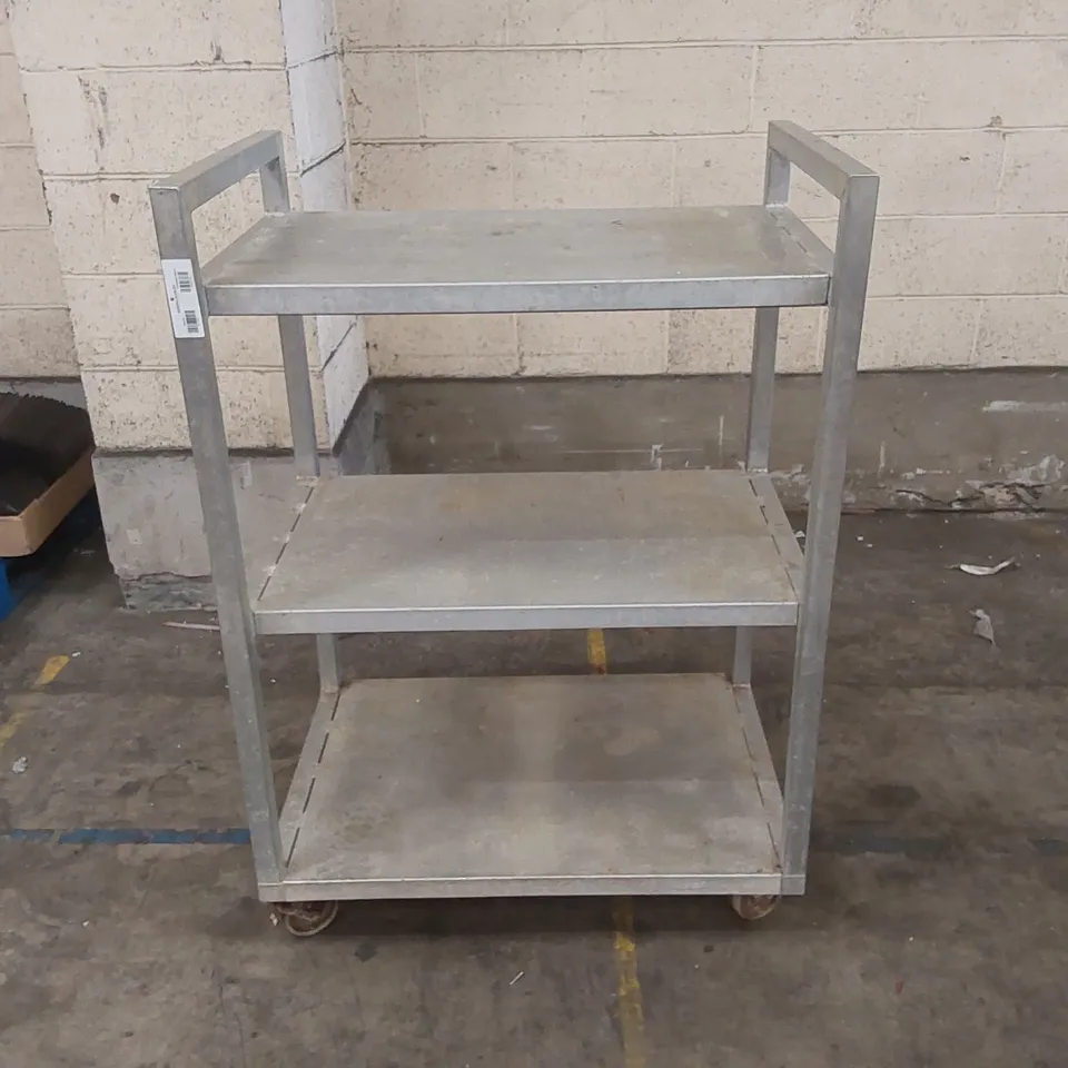 STAINLESS STEEL COMMERCIAL ROLLING SHELVES
