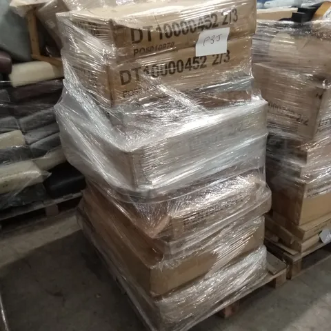 PALLET OF ASSORTED INCOMPLETE FURNITURE PARTS AND PIECES