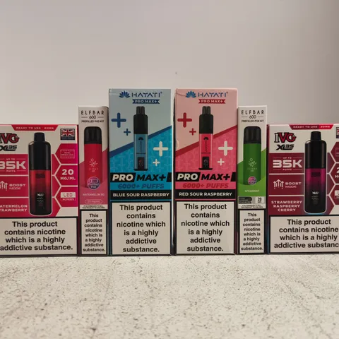 APPROXIAMTELY 20 ASSORTED VAPING PRODUCTS - COLLECTION ONLY