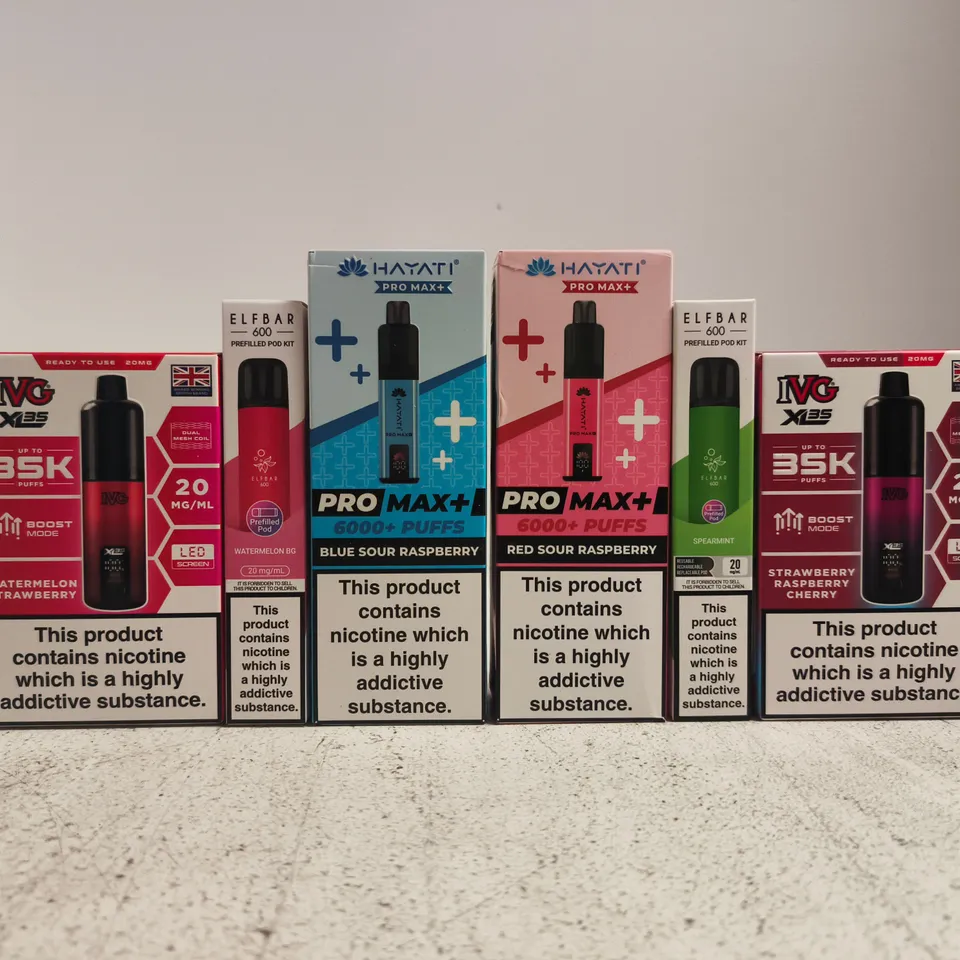 APPROXIAMTELY 20 ASSORTED VAPING PRODUCTS - COLLECTION ONLY