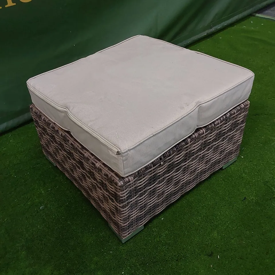 DESIGNER GARDEN/PATIO STOOL WITH CUSHION