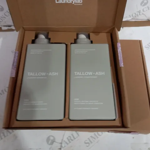 LOT OF 2 LAUNDRY LAB TALLOW + ASH SHAMPOO AND CONDITIONERS / COLLECTION ONLY