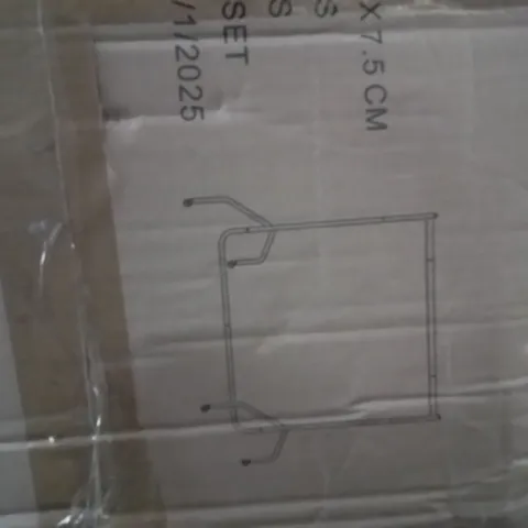 BOXED CLOTHES RAIL SUPERIOR HEAVY DUTY RACK WITH WHEELS