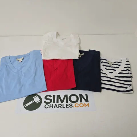 LOT OF 5 BONPRIX LONGLINE TOPS IN VARIOUS COLOURS SIZE 10