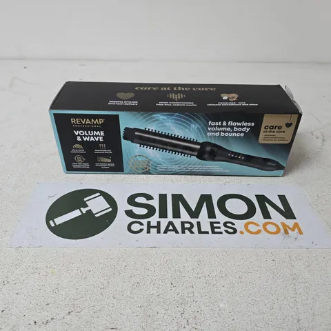BOXED REVAMP VOLUME AND WAVE CERAMIC HOT BRUSH BR-1350X-GB