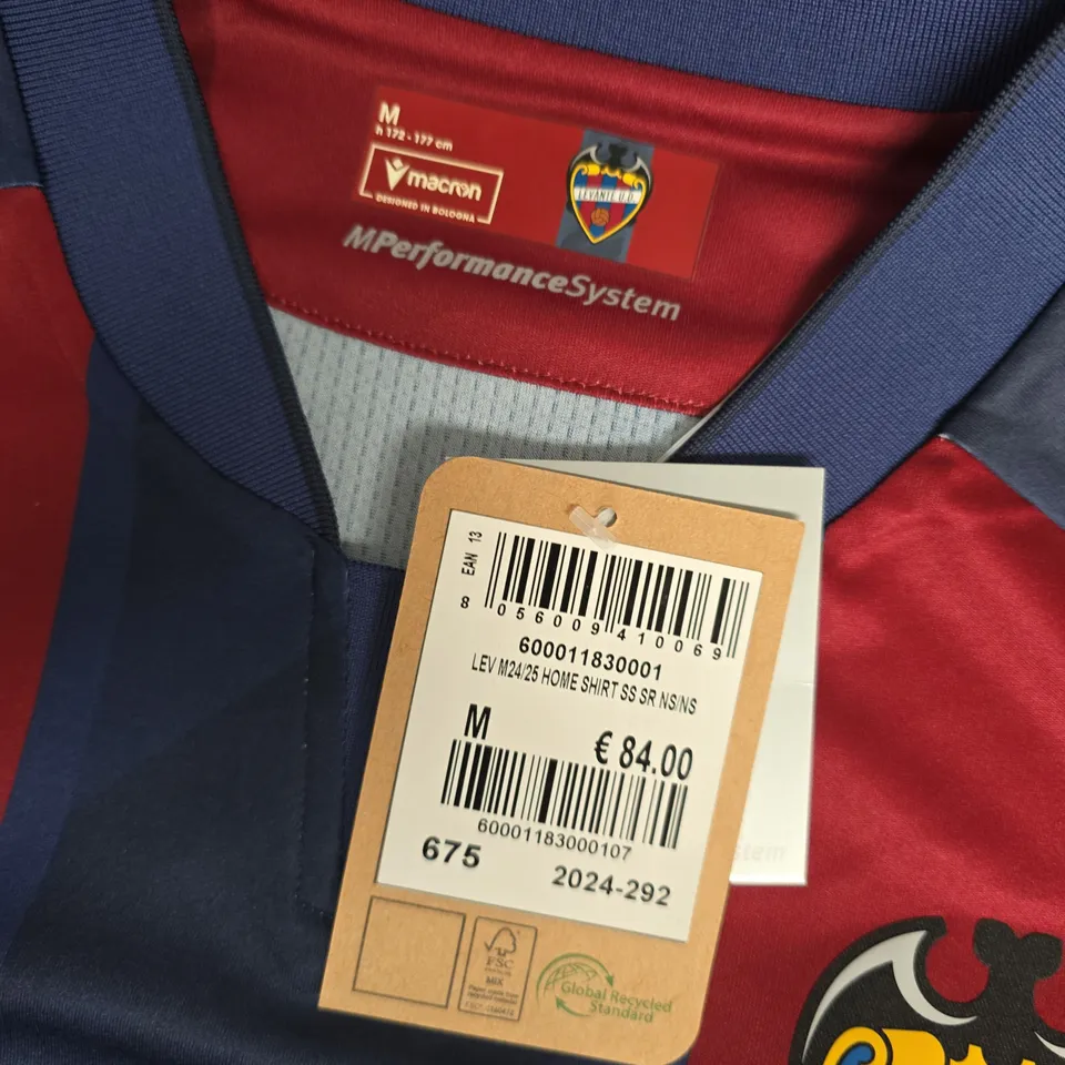 LEVANTE UD HOME SHIRT 2024/25 – MACRON – SIZE M