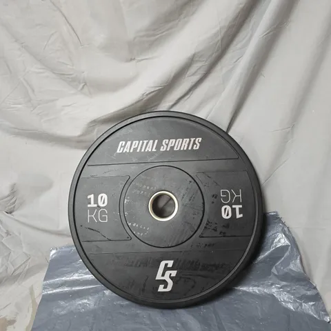 2 X CAPITAL SPORTS 10KG WEIGHT PLATES