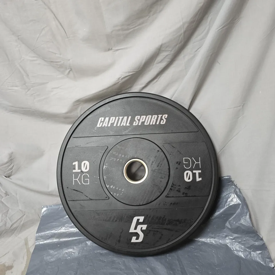 2 X CAPITAL SPORTS 10KG WEIGHT PLATES 