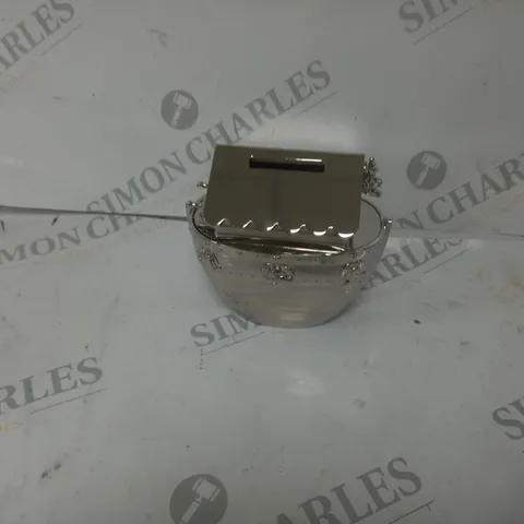 PERSONALISED SILVER NOAHS ARK MONEY BOX