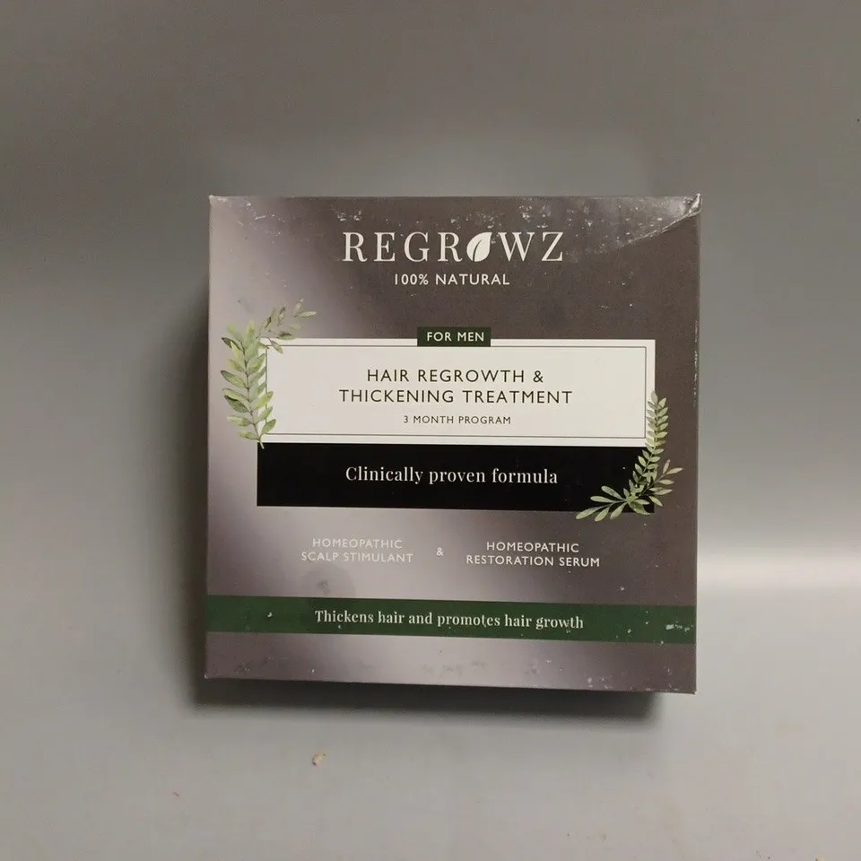 APPROXIMATELY 7 BOXED REGROWZ HAIR REGROWTH & THICKENING TREATMENT FOR MEN 