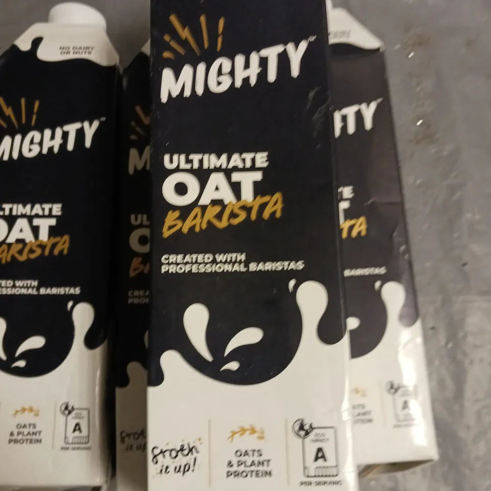 LOT OF 6 MIGHTY ULTIMATE OAT BARISTA - 1L EACH