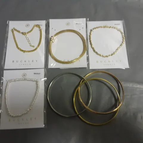 LOT OF 5 ASSORTED BUCKLEY LONDON BRACELETS