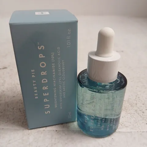 BOXED BEAUTY PIE SUPERDROPS BRIGHTENING NIACINAMIDE 30ML