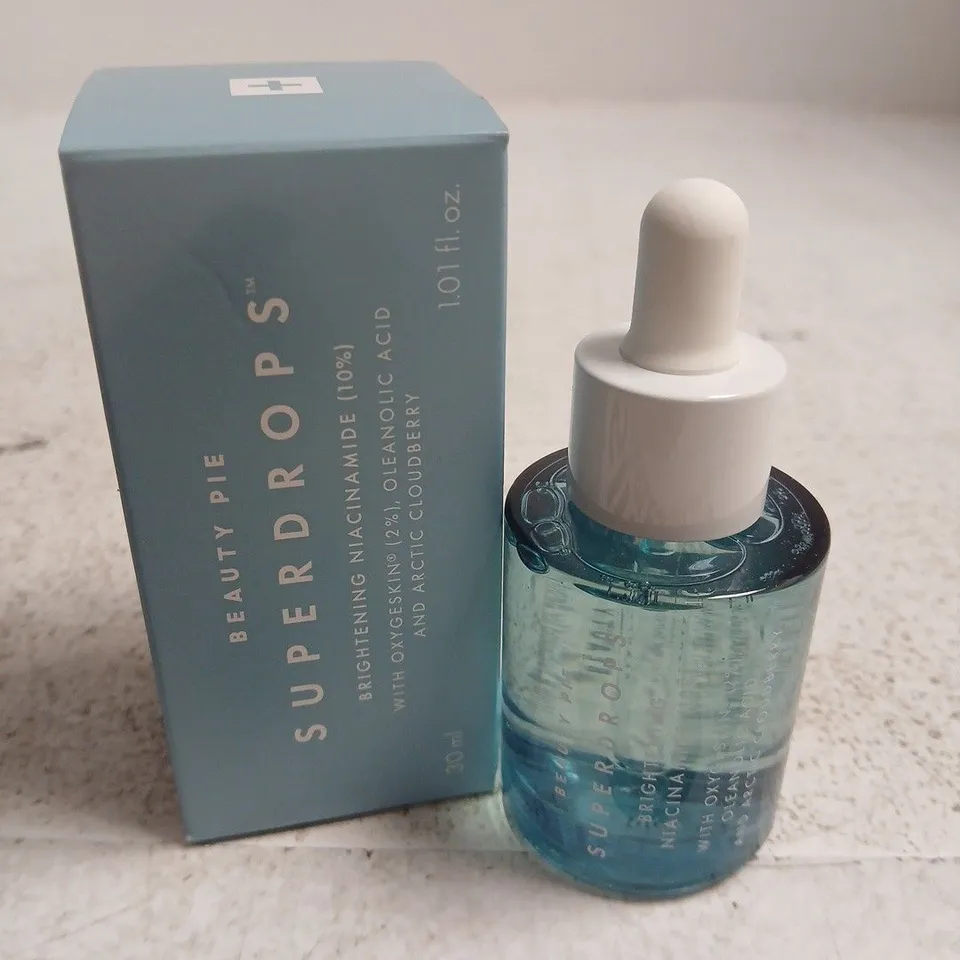 BOXED BEAUTY PIE SUPERDROPS BRIGHTENING NIACINAMIDE 30ML