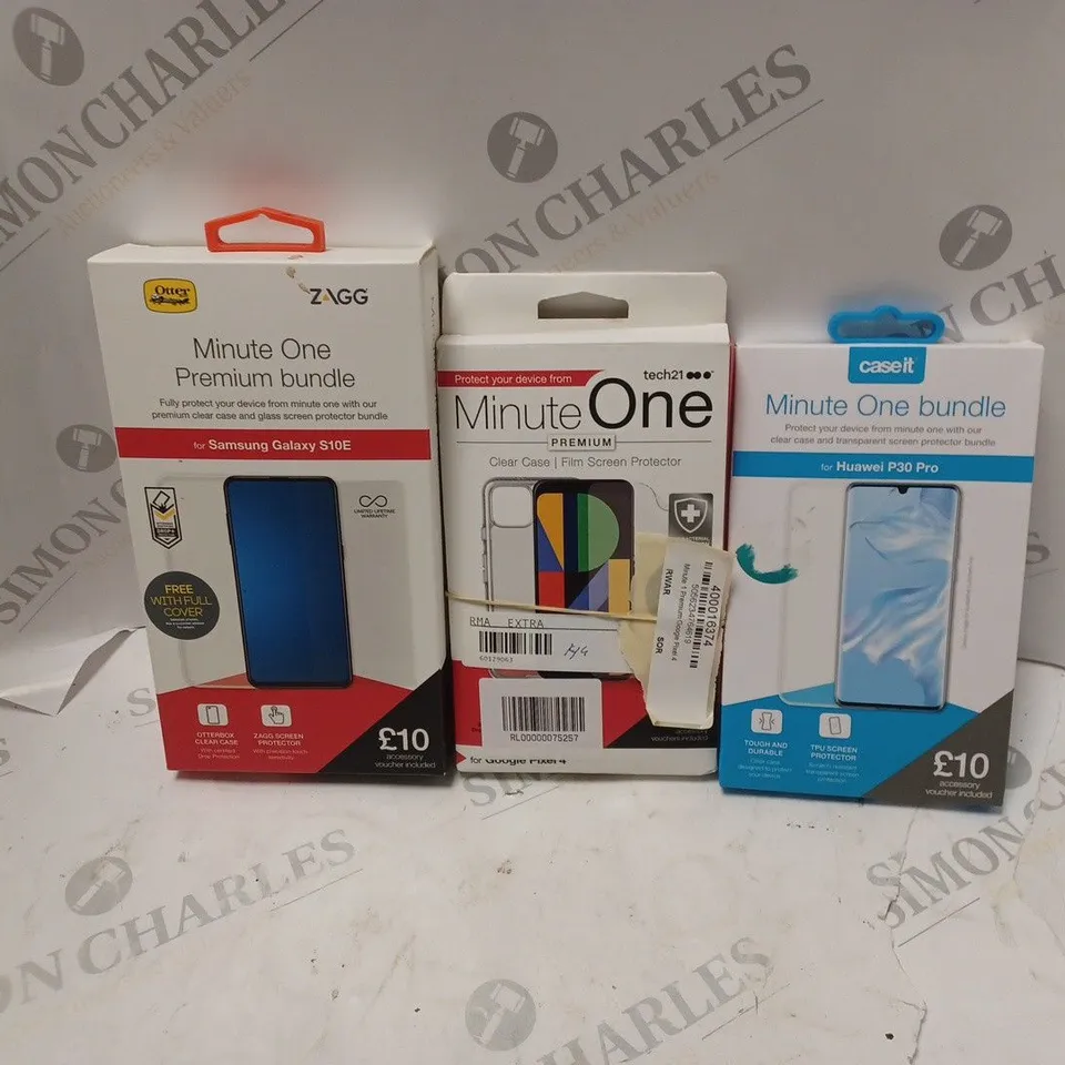 BOX OF ASSORTED PHONE ITEMS TO INCLUDE PHONE CASES