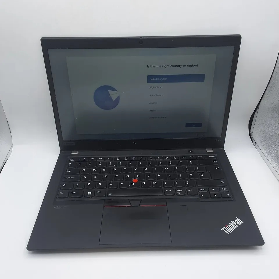 LENOVO THINKPAD P14S GEN 2 LAPTOP IN BLACK