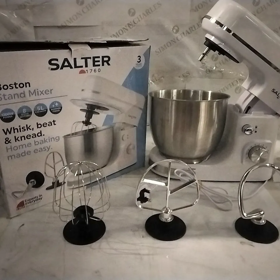 BOXED SALTER BOSTON STAND MIXER 
