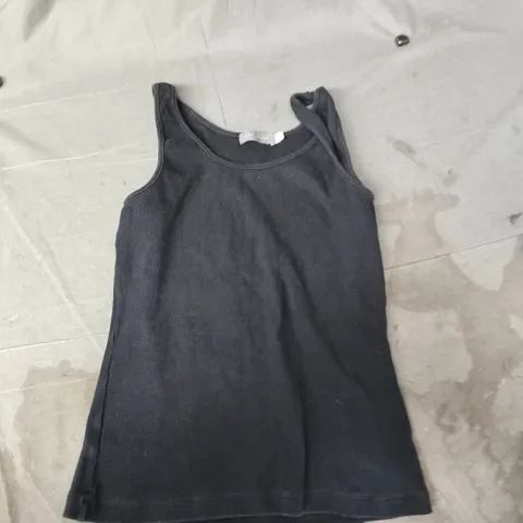 UK M MINT VELVET TANK TOP – BLACK