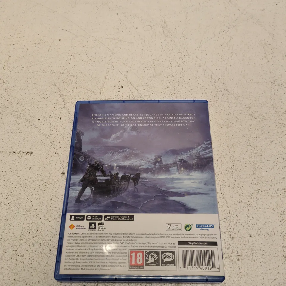GOD OF WAR RAGNARÖK – PS5 GAME (PLAYSTATION 5)