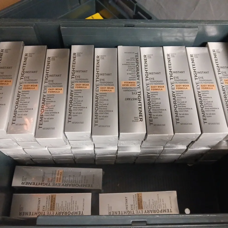 TOTE OF APPROXIMATELY 50 SEALED TEMPORARY EYE TIGHTENER CREAMS
