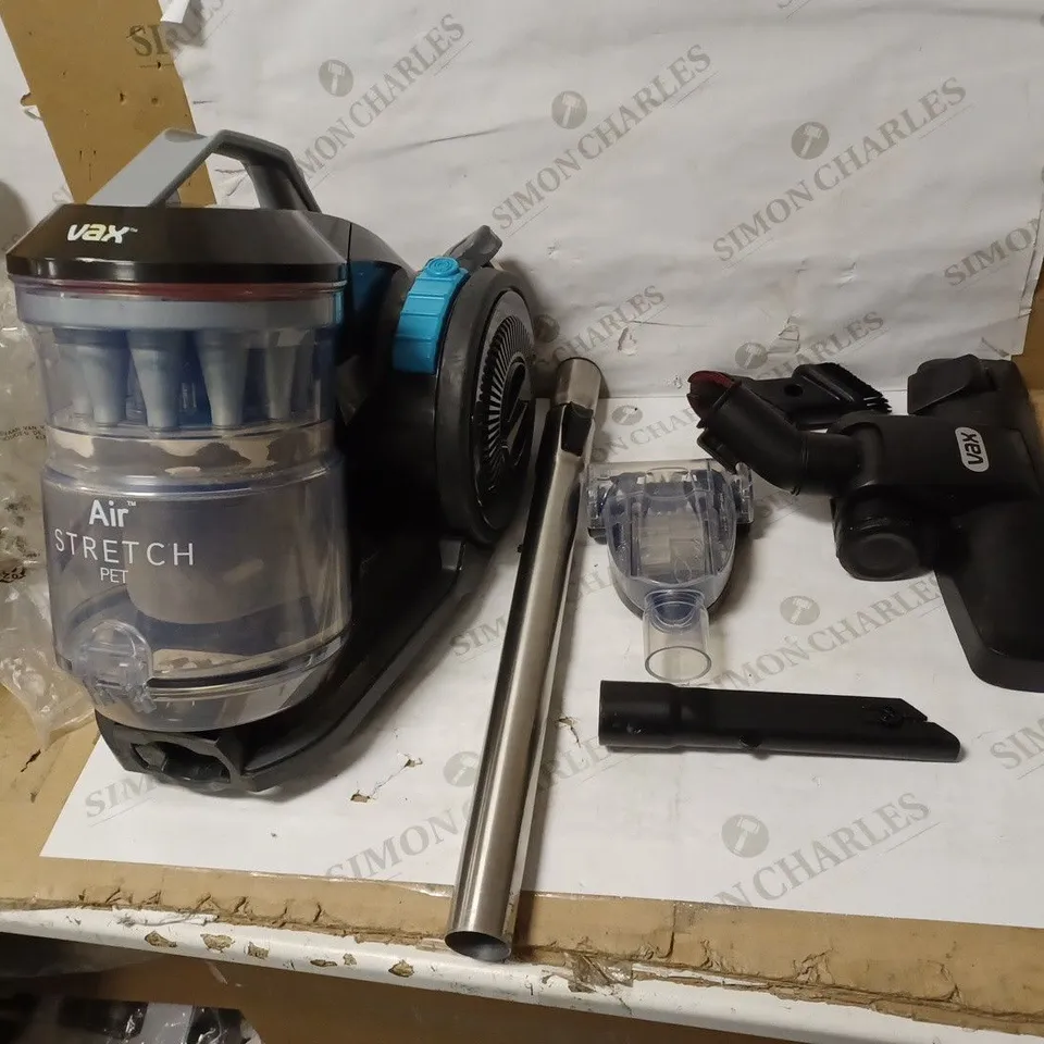 VAX CCQSASV1P1 AIR STRETCH PET VACUUM CLEANER, 1.5 LITRE, 900 W, BLUE