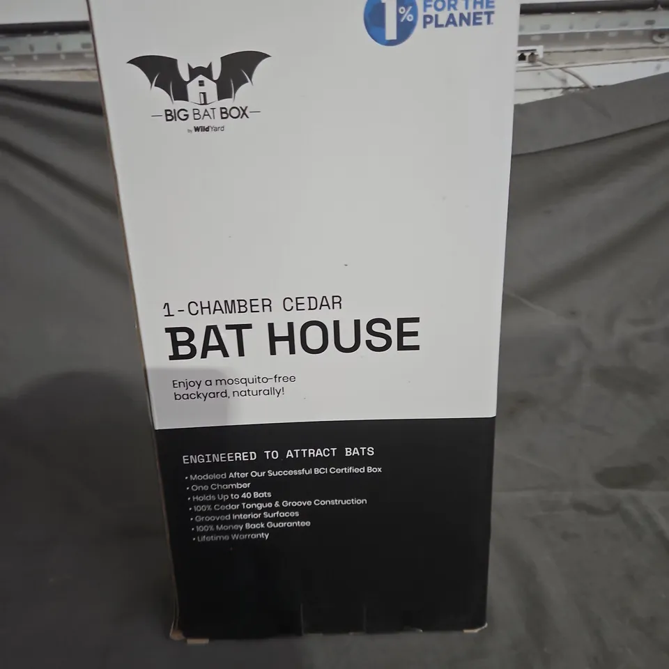 BIG BAT BOX 1-CHAMBER CEDAR BAT HOUSE – GARDEN STRUCTURE