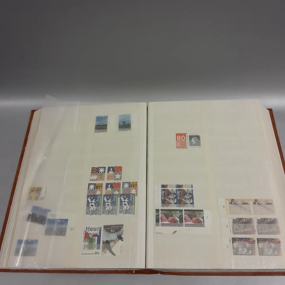 3 X VIEWING BOOKS TO CONTAIN NETHERLANDS STAMPS FROM VARIOUS YEARS  