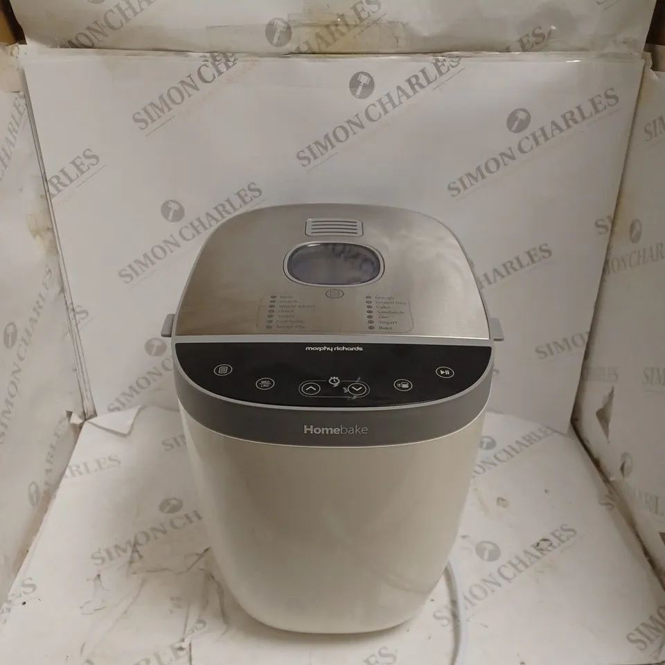 MORPHY RICHARDS HOMEBAKE BREAD MAKER