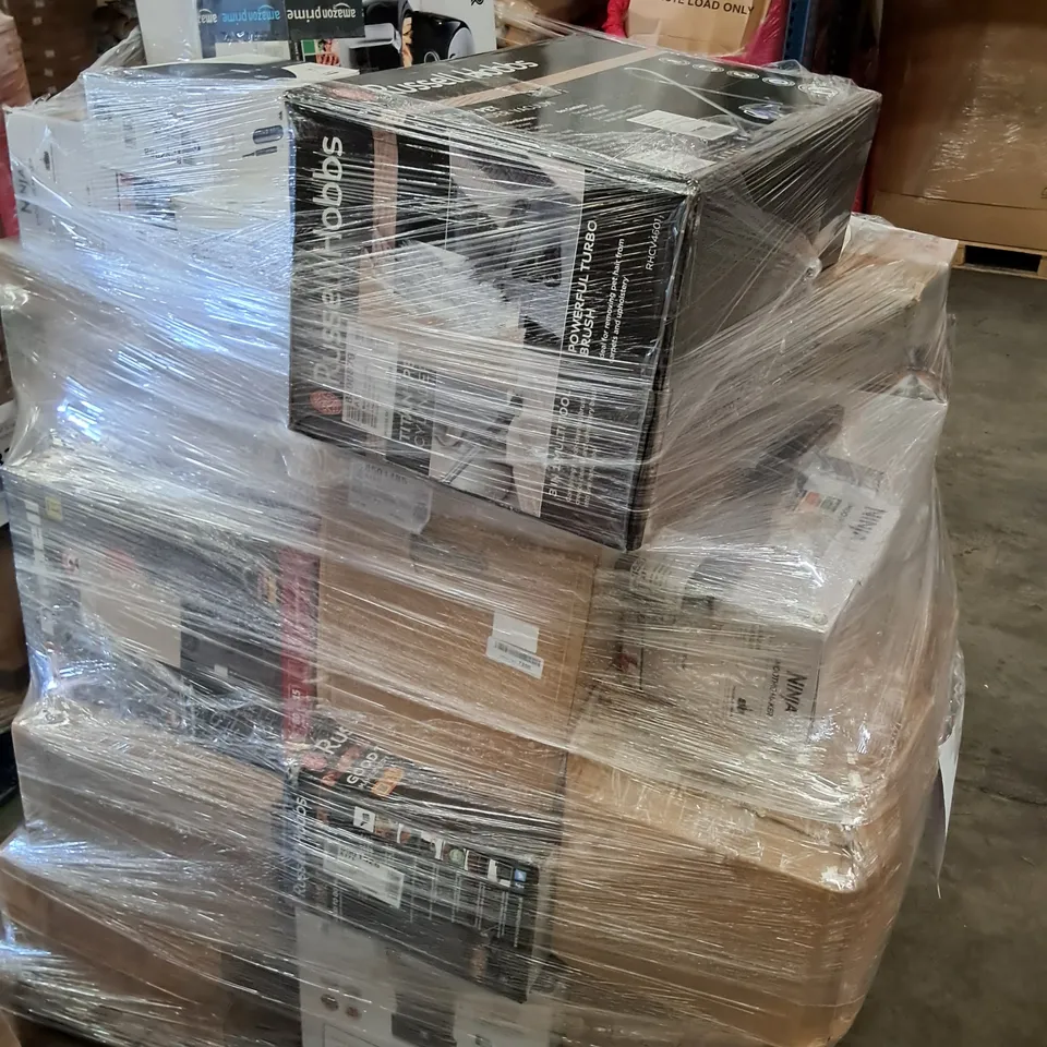 PALLET OF APPROXIMATELY 33 UNPROCESSED RAW RETURN HOUSEHOLD AND ELECTRICAL GOODS TO INCLUDE;