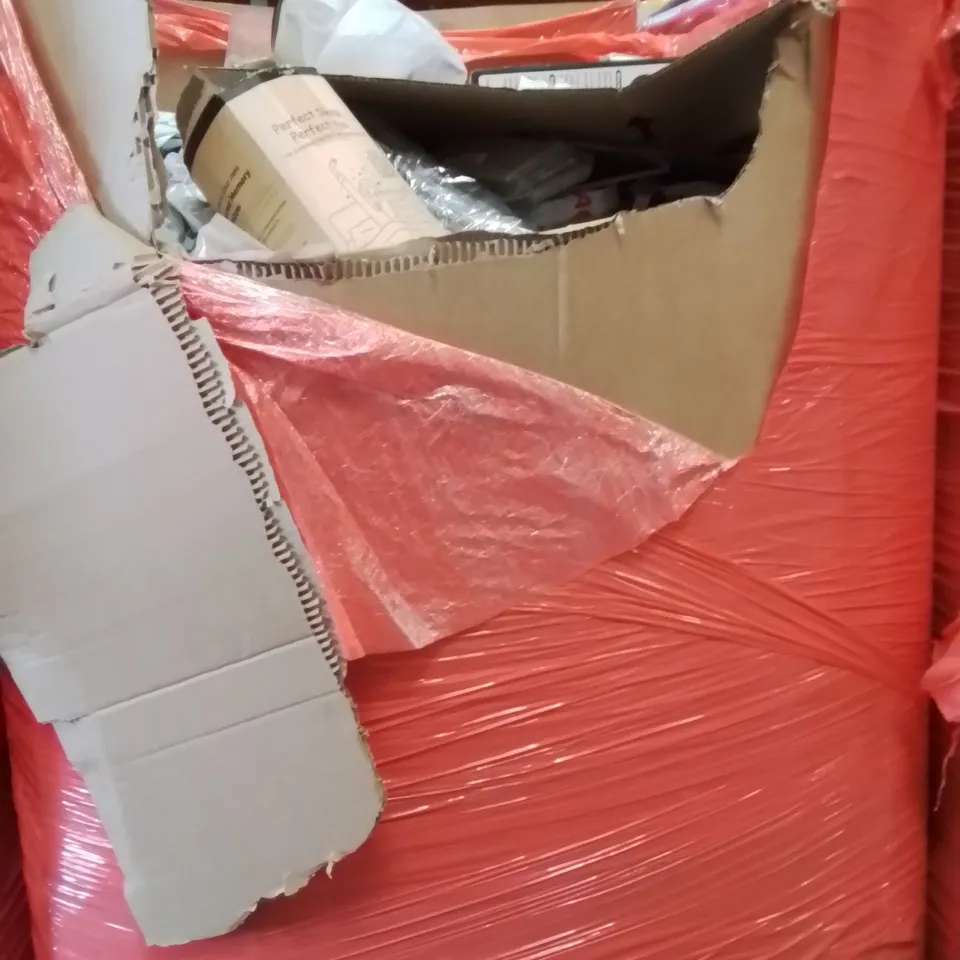 PALLET OF ASSORTED HOUSEHOLD GOODS AND PRODUCTS TO INCLUDE;VISUAL TIMER,STEERING WHEEL LOCK,PILLOW