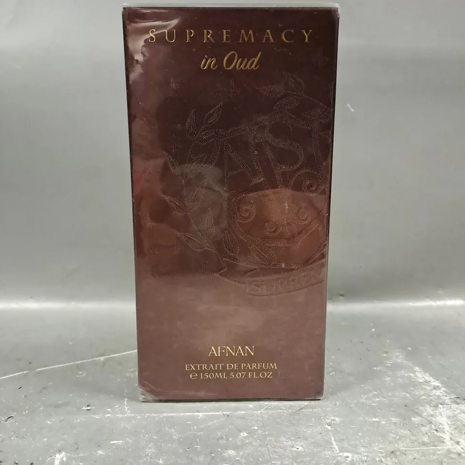 BOXED AND SEALED AFNAN SUPREMACY IN OUD EXTRAIT DE PARFUM 150ML