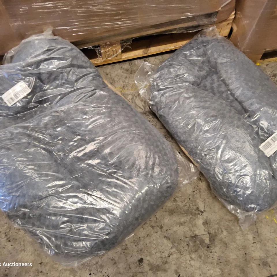 PALLET OF ASSORTED PET BEDS, GREY.