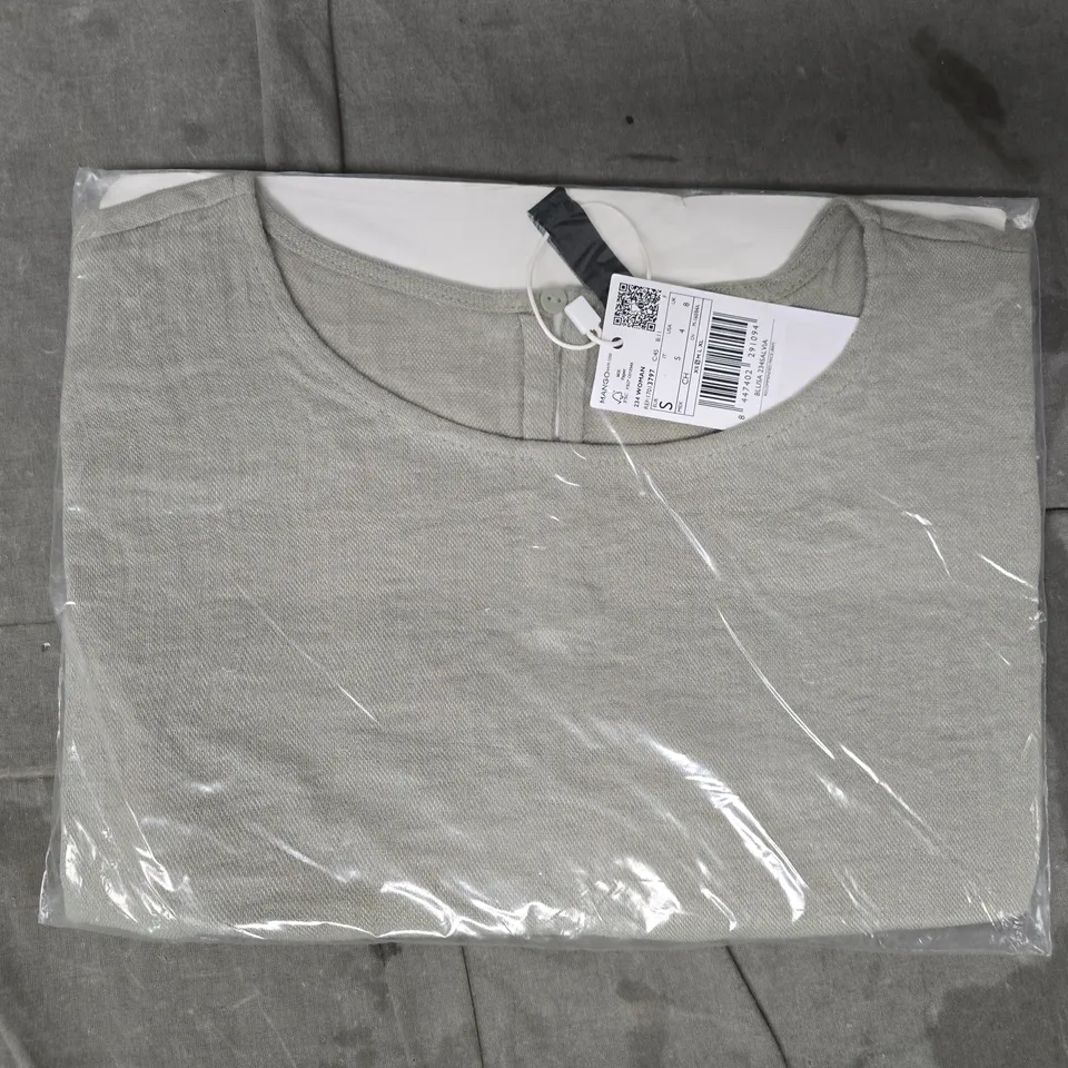 MANGO 234 WOMEN'S BLOUSE IN SAGE SIZE UK 8