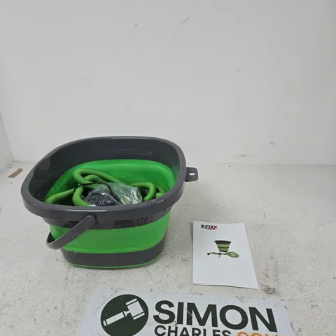 SFIXX RECHARGEABLE CORDLESS PRESSURISED BUCKET WITH HOSE – GREEN