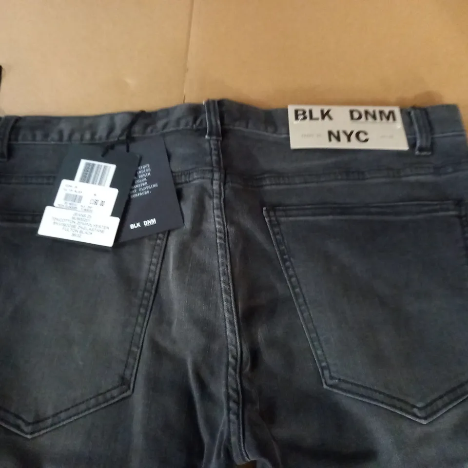 BRAND NEW BLK DNM FULTON BLACK JEANS - 36X32