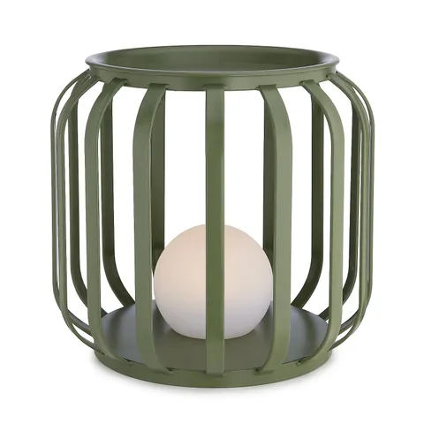 OUTLET ABODE OUTDOOR SHORT METAL PLANT STAND TABLE