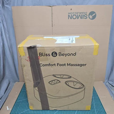 BLISS & BEYOND COMFORT FOOT MASSAGER – BOXED