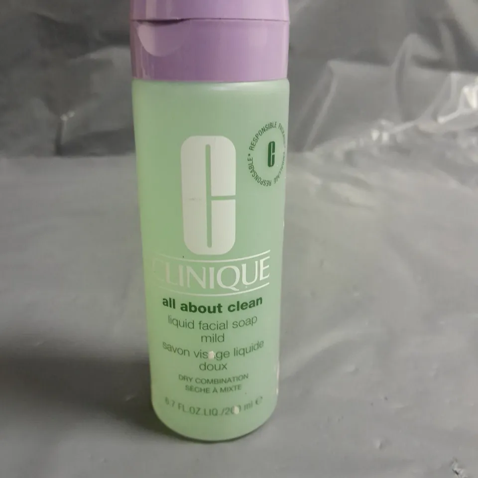 CLINIQUE ALL ABOUT CLEAN LIQUID FACIAL SOAP 200ML