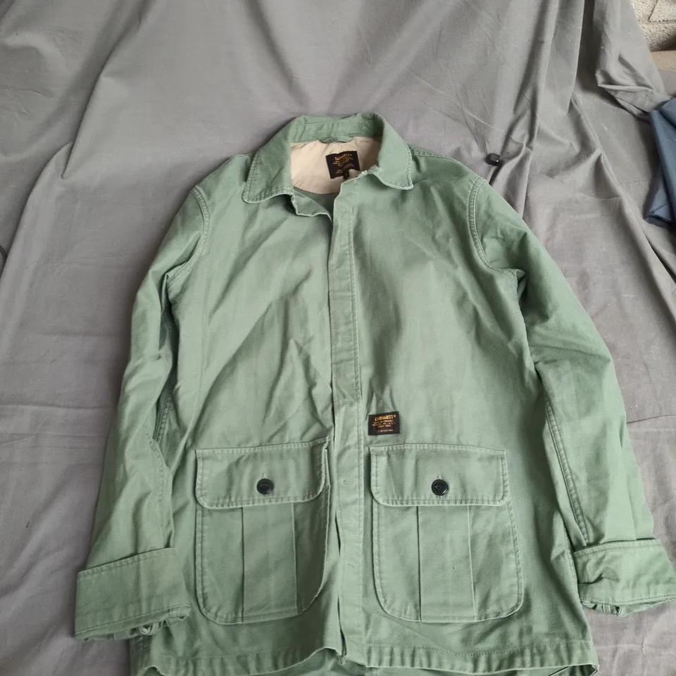 CARHARTT WORK IN PROGRESS JACKET – OLIVE GREEN – MEN'S SIZE S