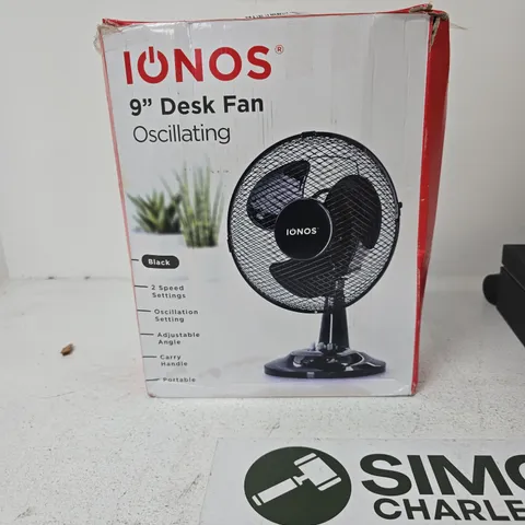 IONOS 9IN DESK FAN OSCILLATING – BOXED