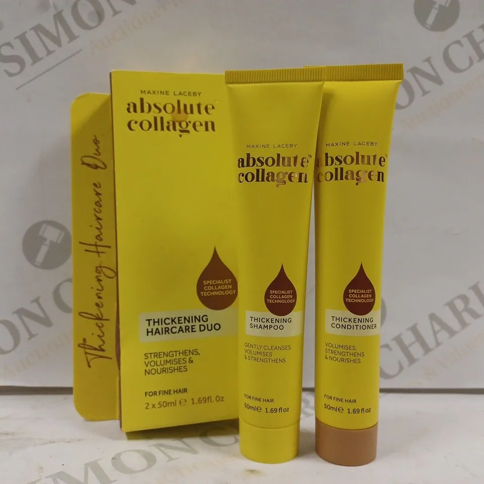 MAXINE LACEBY ABSOLUTE COLLAGEN THICKENING HAIRCARE DUO 