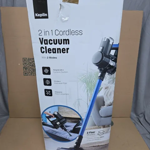 KEPLIN 2-IN-1 CORDLESS VACUUM CLEANER – BOXED