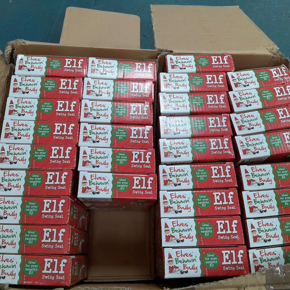 BOX OF ASSORTED POLYSTONE ‘ELF SWING’