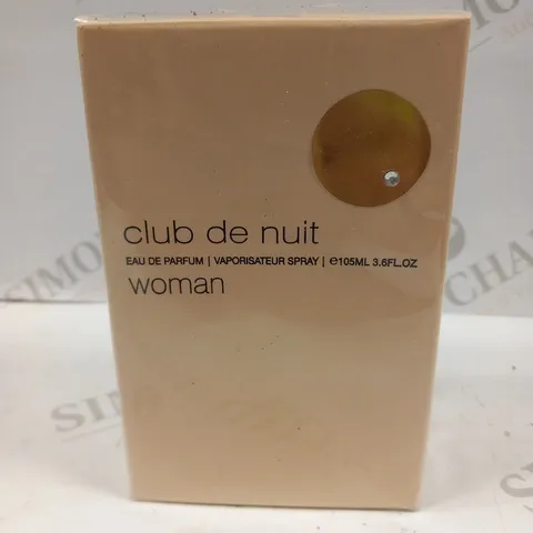 BOXED AND SEALED CLUB DE NUIT EAU DE PARFUM WOMAN 105ML