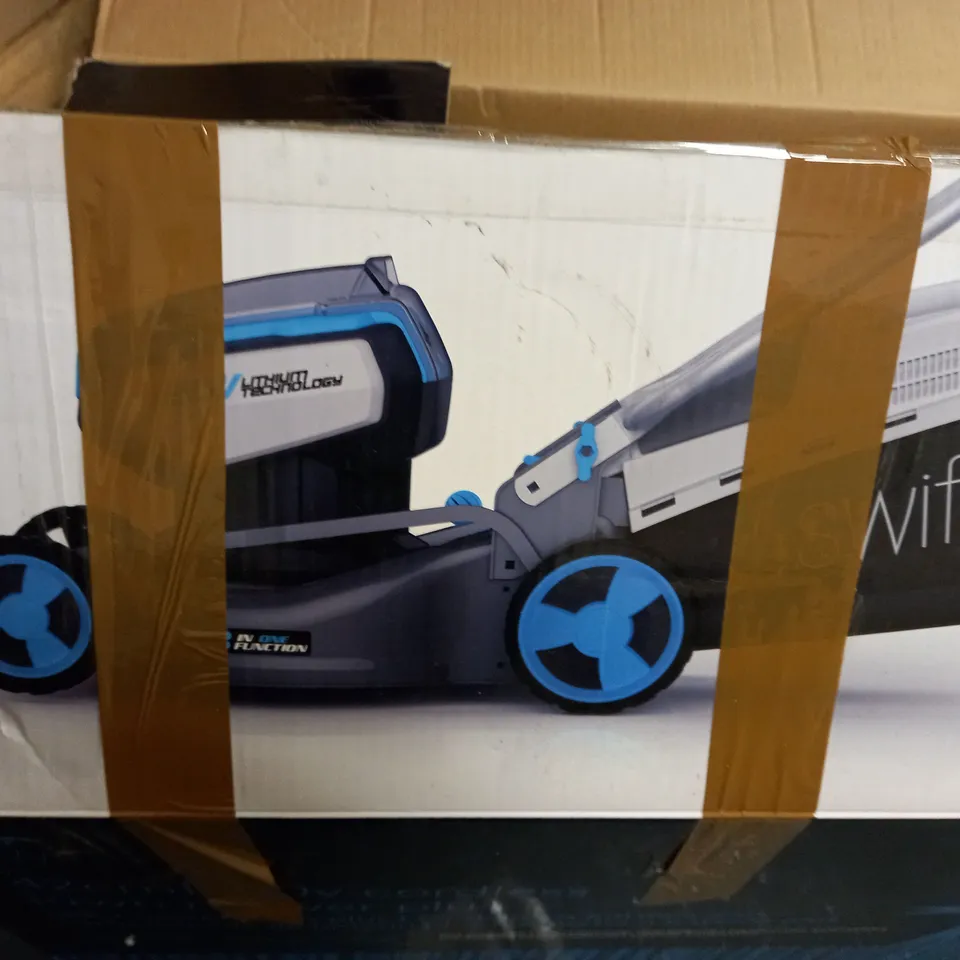 SWIFT 24CM 120V CORDLESS LAWN MOWER PLUS